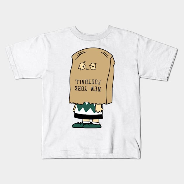 New York Bag Of Shame Kids T-Shirt by unsportsmanlikeconductco